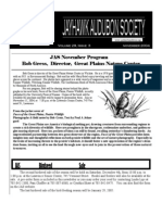 November 2004 Jayhawk Audubon Society Newsletter