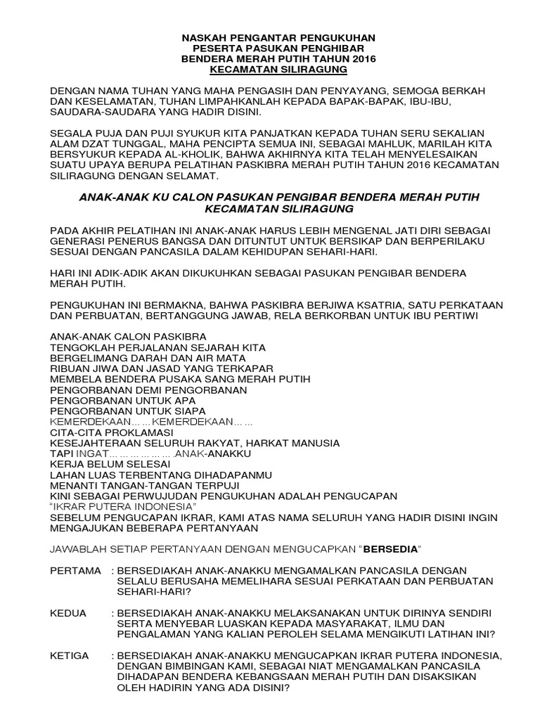 NASKAH PENGANTAR PENGUKUHAN