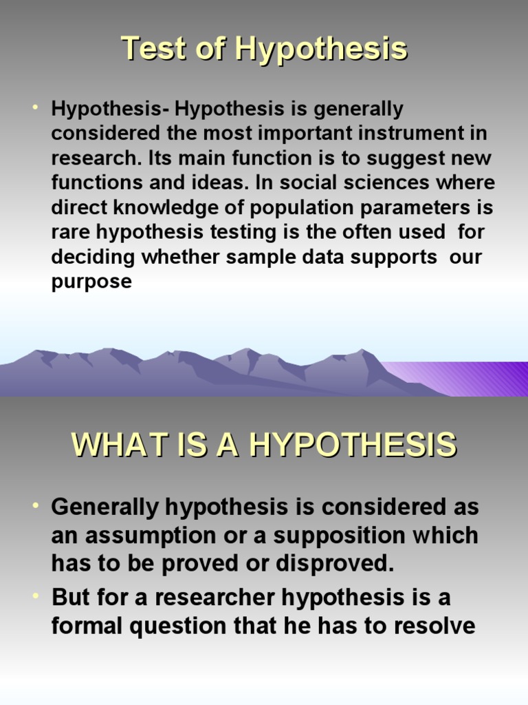 Understanding Hypothesis Testing Basics | PDF | Type I And Type Ii ...