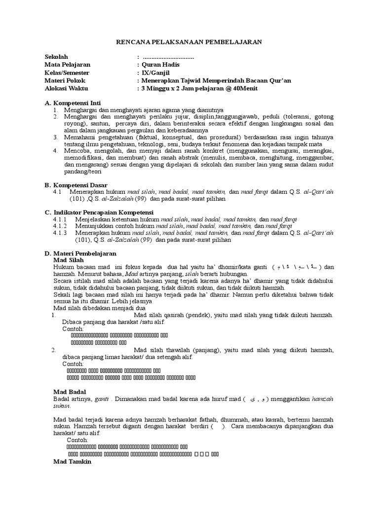 RPP 3 | PDF | Karier & Perkembangan | Seni & Disiplin Bahasa
