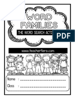 Word Search Word Families