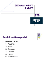 Bentuk Sediaan Padat