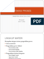 Otomasi Proses: SEMESTER GENAP 2016/20137 Heriyanto 2013 - 2016