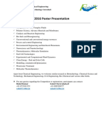 Topics For Reflux 2016 Poster Presentation: Department of Chemical Engineering Indian Institute of Technology Guwahati