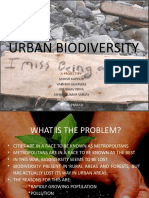 Urban Biodiversity: Sayash Kapoor Vaibhav Agarwal Anubhav Priya Ashish Kumar Sanjay