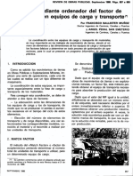 Aplicación Mediante Ordenador Del Factor de Acoplamiento en Equipos de Carga y Transporte PDF