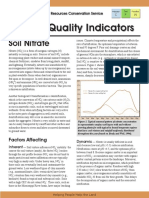 Soil Nitrate SQ Chemical Indicator Sheet