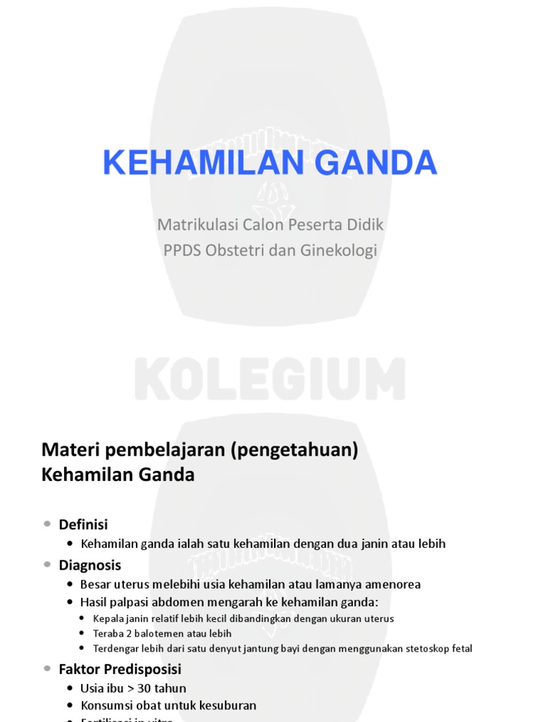 Contoh Makalah Kehamilan Ganda