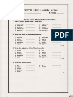 Word Formation Test 1 PDF