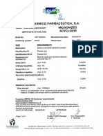 COA Acyclovir Micro USP