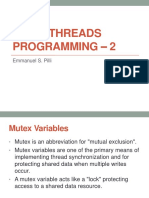 POSIX THREADS MUTEX VARIABLES