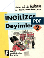 fono ingilizce deyimler