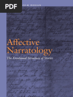 Patrick Colm Hogan Affective Narratology. the Emotional Structure of Stories