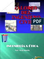 Valores Del Ingeniero Civil Clase 4