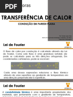 Condução Em Parede Plana (Parte I)
