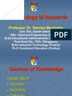 Epistemology of Research