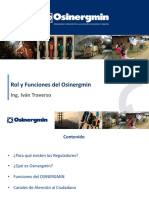 Rol y Funciones Del Osinergmin PDF