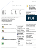 Romeno - Os Pronomes Possessivos em Romeno