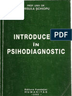 Ursula Schiopu - IntroduceRe in Psihodiagnostic