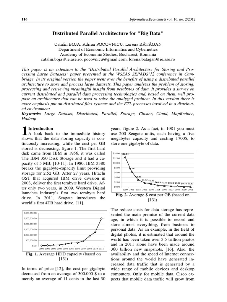 Distributed Architecture for Big Data Processing | PDF | Apache Hadoop ...