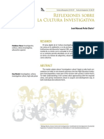 Reflexiones Sobre Cultura Investigativa PDF