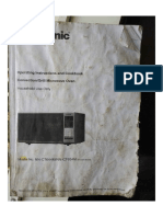 Manual For Panasonic Microwave NN CT654