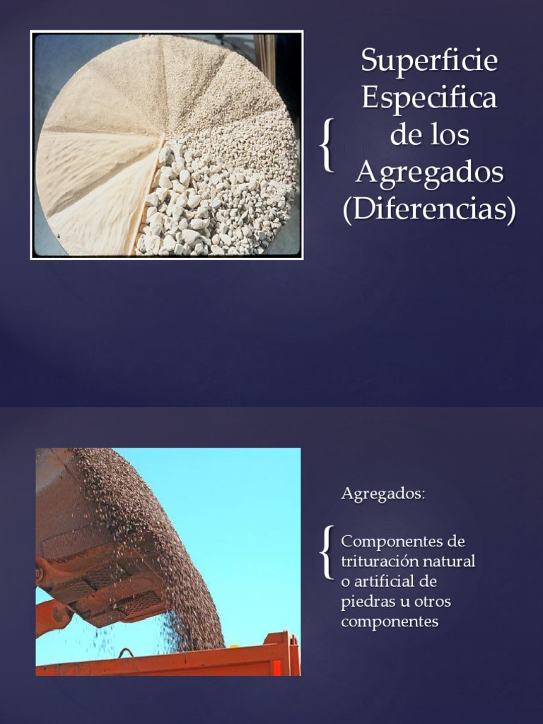 Superficie Especifica | PDF | Hormigón | Cemento