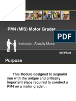 PM4 (MIS) Motor Grader: Instructor: Alsadig Musa