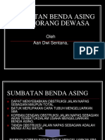 Sumbatan Benda Asing Pada Orang Dewasa Baru