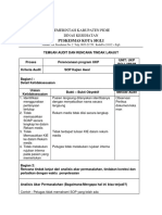 Temuan Audit Sop Kaji Awal