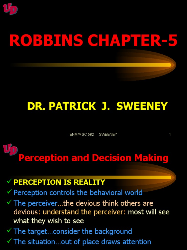 Robbins 05 | PDF | Decision Making | Mental Processes