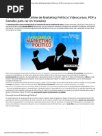 12 Cursos Gratis Online de Marketing Político (Videocursos, PDF y Canales para Ver en Youtube) - AlReto