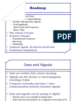 Roadmap: - Analog and Digital Data
