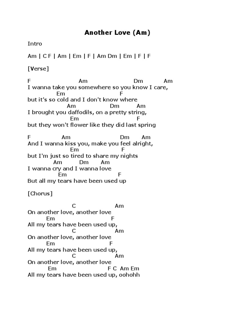 Another Love | PDF