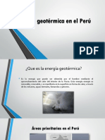 Energía Geotérmica en El Perú