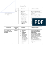 assessment plan