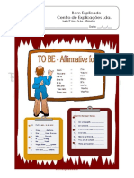 1.14 Ficha de Trabalho Verb To Be Affirmative 1 PDF