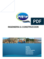 Brochure: PRW Ingenieria y Construccion