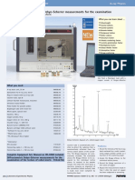 Diffractometric Debye-Scherrer Measurements for the Examination