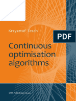 K. Tesch - Continuous Optimisation Algorithms