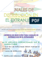 Canales de Distribución en El Extranjero Mkt Int.