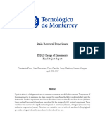 Stain Removal Experiment: IN2023 Design of Experiments Final Project Report