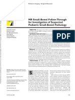 MR Barium Follow Through Pediatric