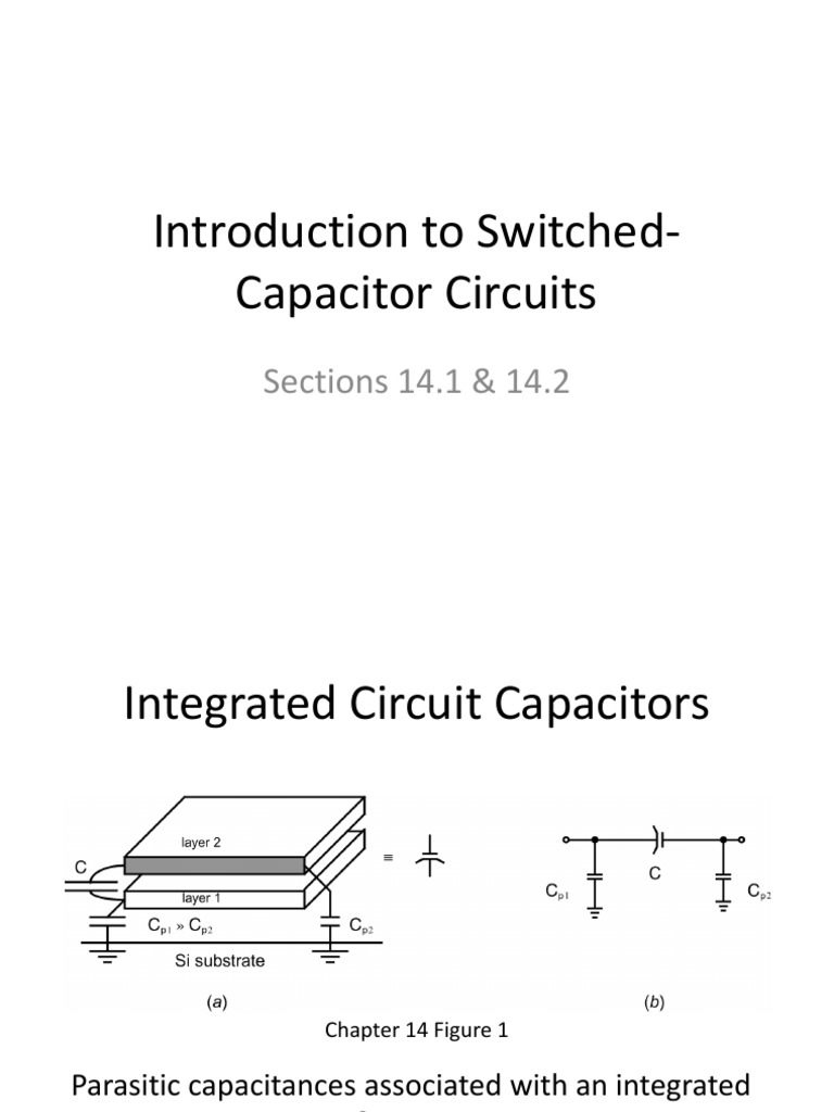 14 1 2 Introduction Switched Capacitor Circuits