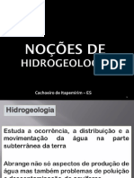 09 Noções de Hidrogeologiaa