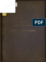 Tables For Finding The Strains in Railway Bridge Trusses 1885 PDF