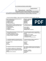 Prueba Ciencias Naturales