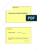 9 Reacciones de Hipersensibilidad PDF