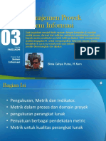 MANAJEMEN PROYEK SISTEM INFORMASI