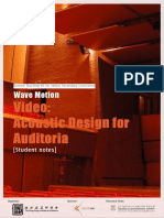 SCI04 - Acoustic Design For Auditorium - Student Notes
